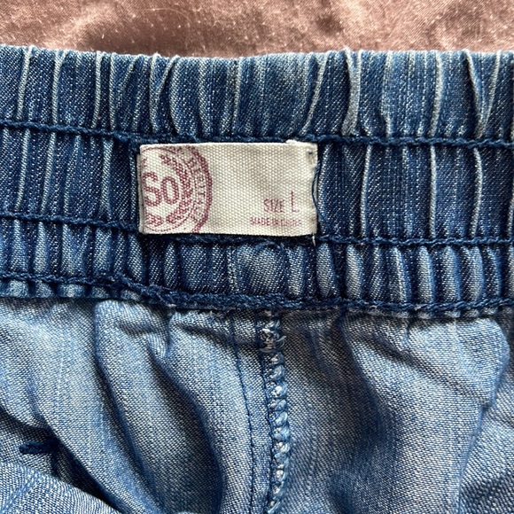 Fake Jean Shorts - Picture 2 of 3